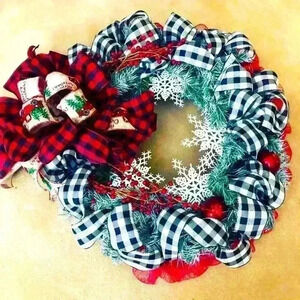 Christmas wreath handmade for front door